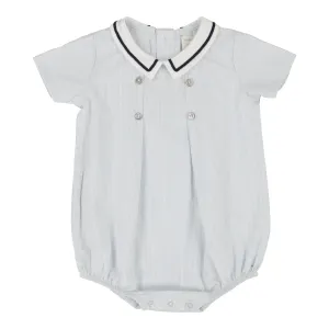 ANALOGIE BY LIL LEGS LIGHT BLUE SAILOR BOYS ROMPER
