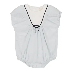 ANALOGIE BY LIL LEGS LIGHT BLUE SAILOR GIRLS ROMPER