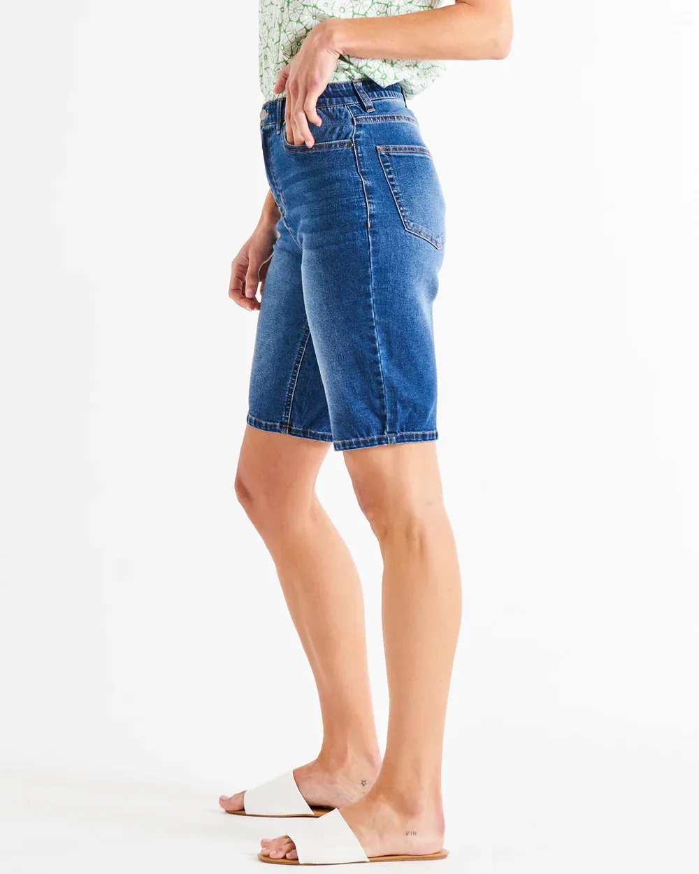 Betty Basics Bonnie Bermuda Denim Short