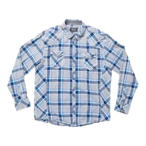 Buckle Plaid Athletic Stretch Shirt