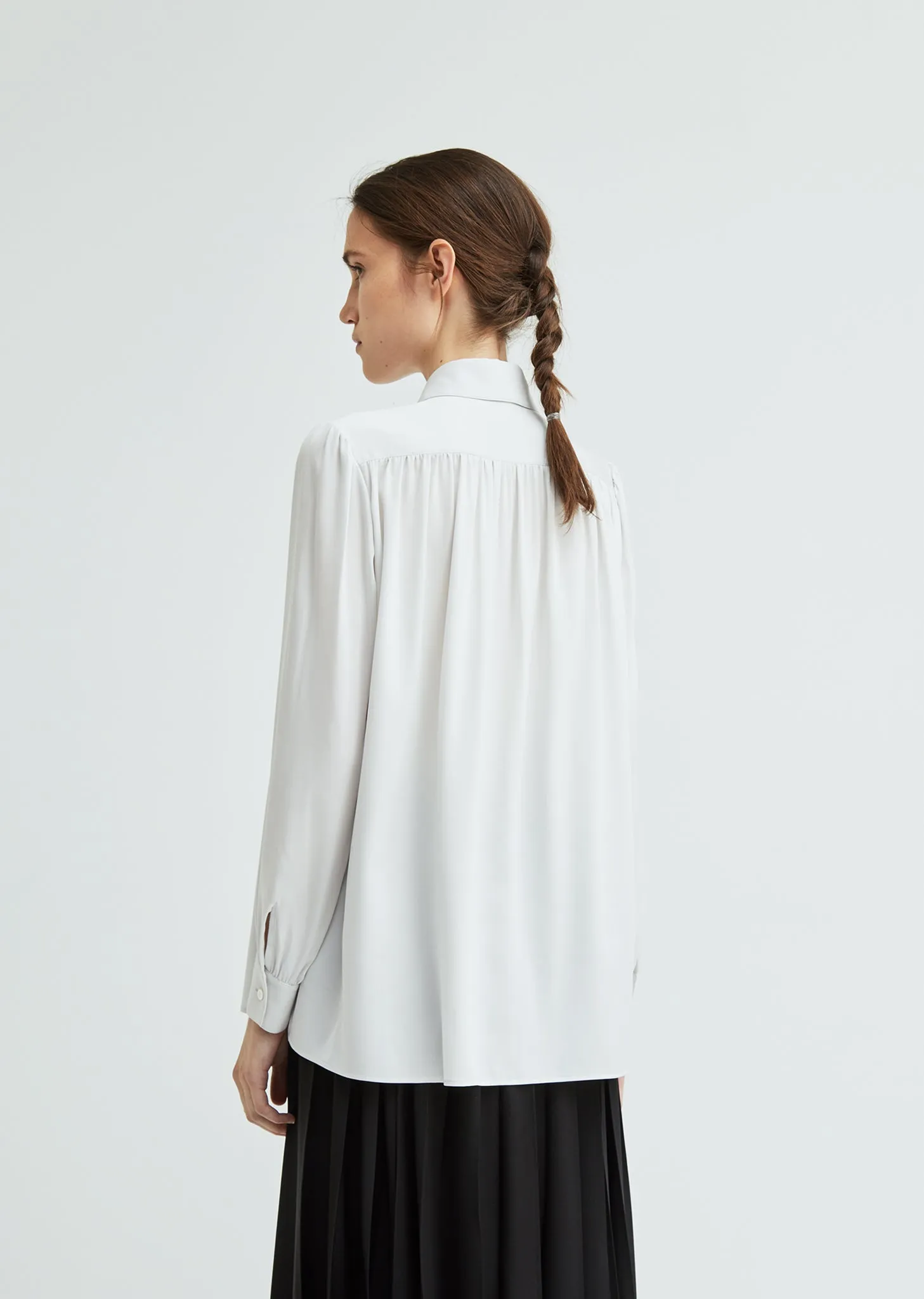 Choi Stretch Georgette Shirt Blouse