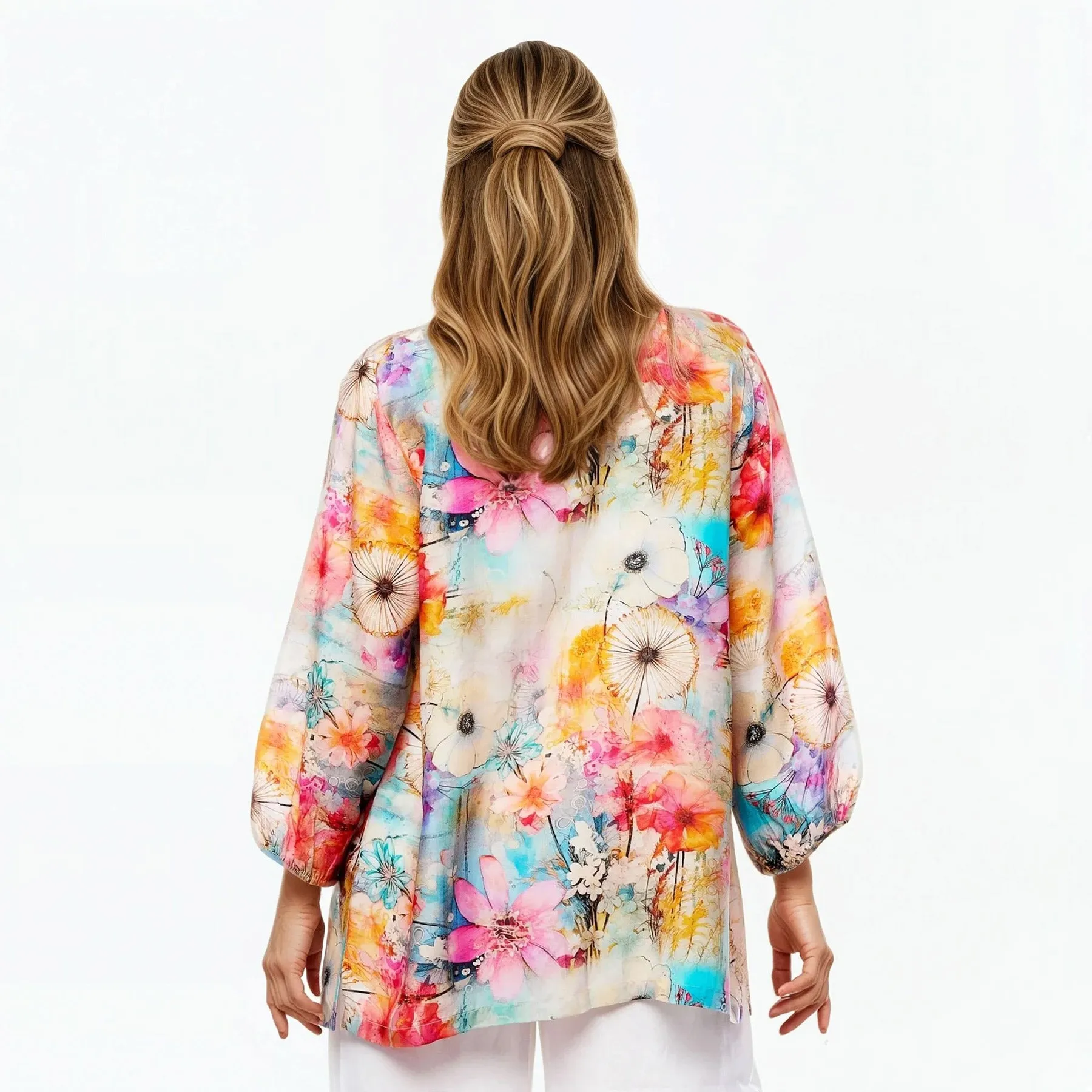 Collared Silk Shirt (Zen)