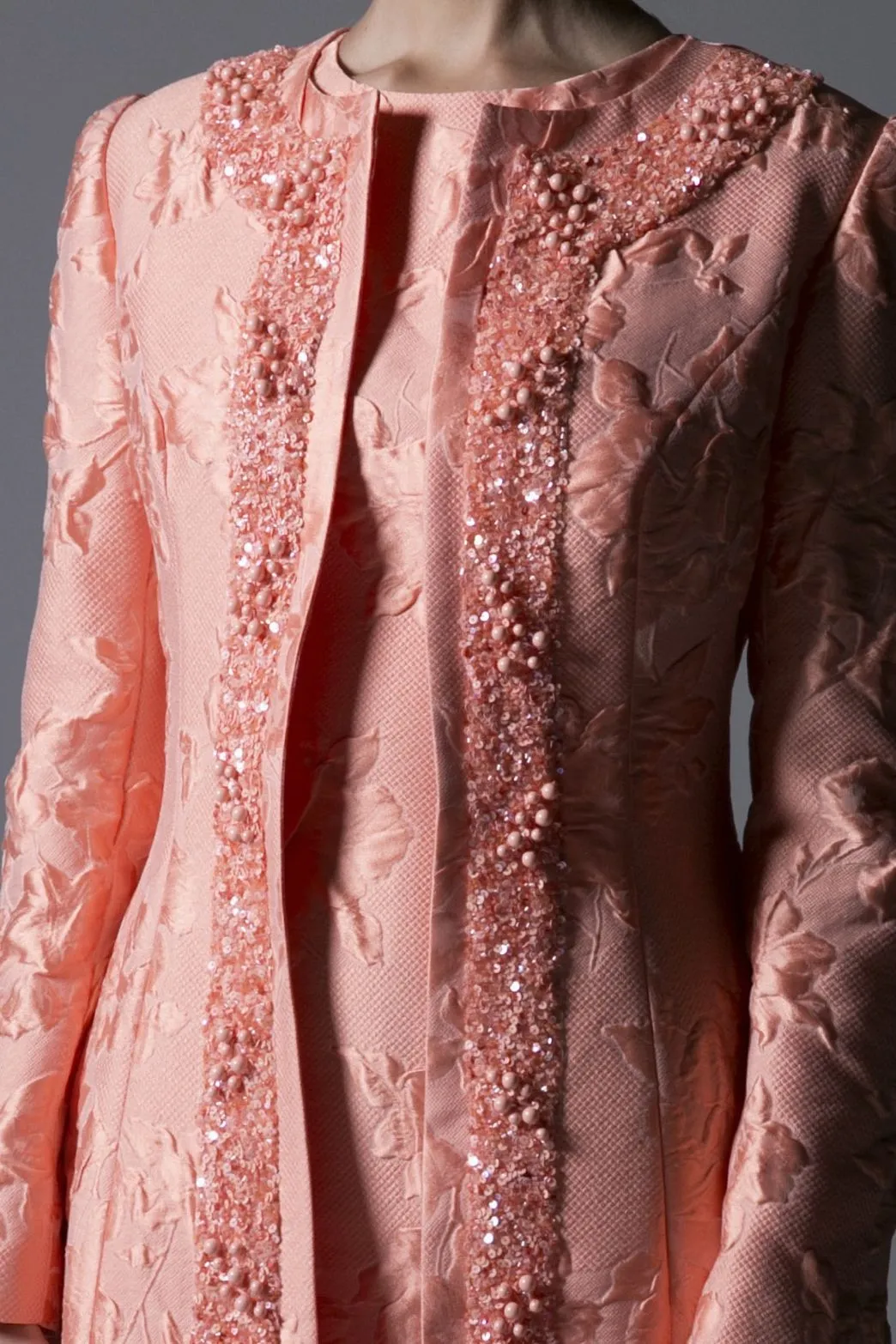EMBROIDERED JACKET DRESS