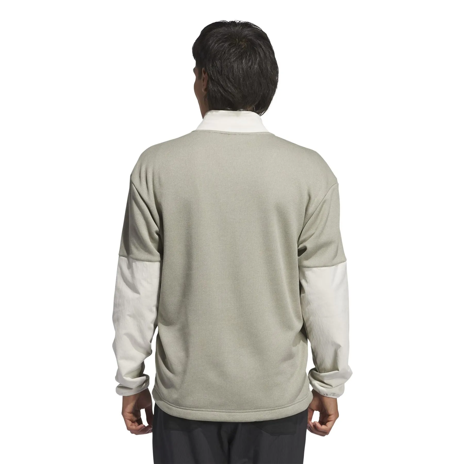 Go-To Half Zip Hybrid Jacket Silver Pebble - AW24