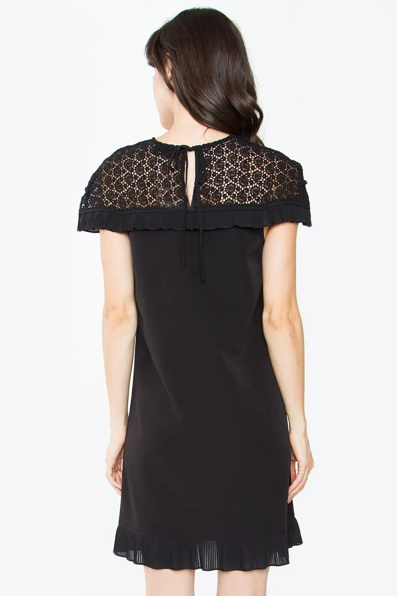 Jerald Pleated Ruffle Dress