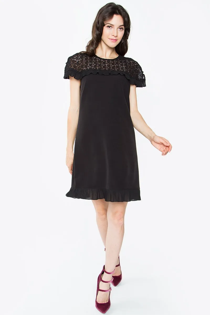 Jerald Pleated Ruffle Dress