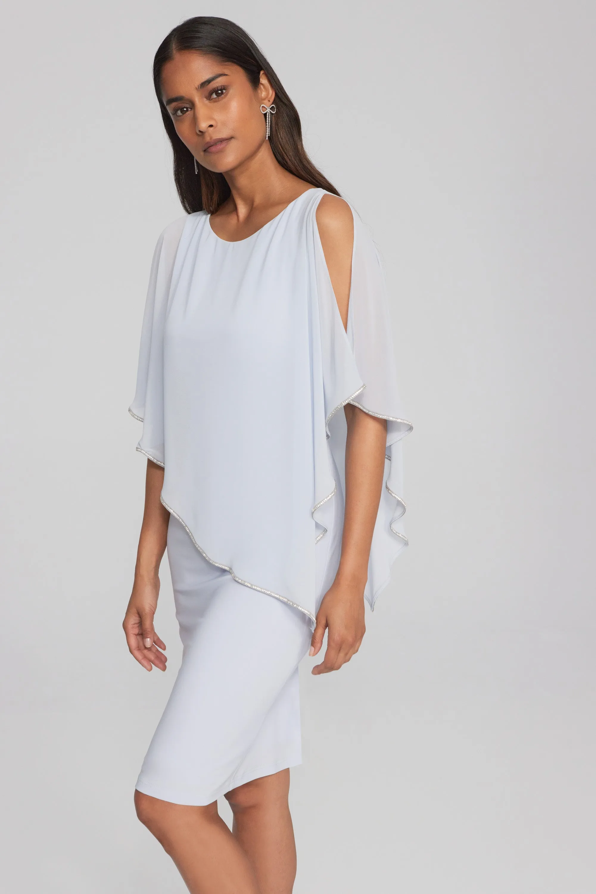 Joseph Ribkoff - 223762S24 Chiffon Overlay Dress