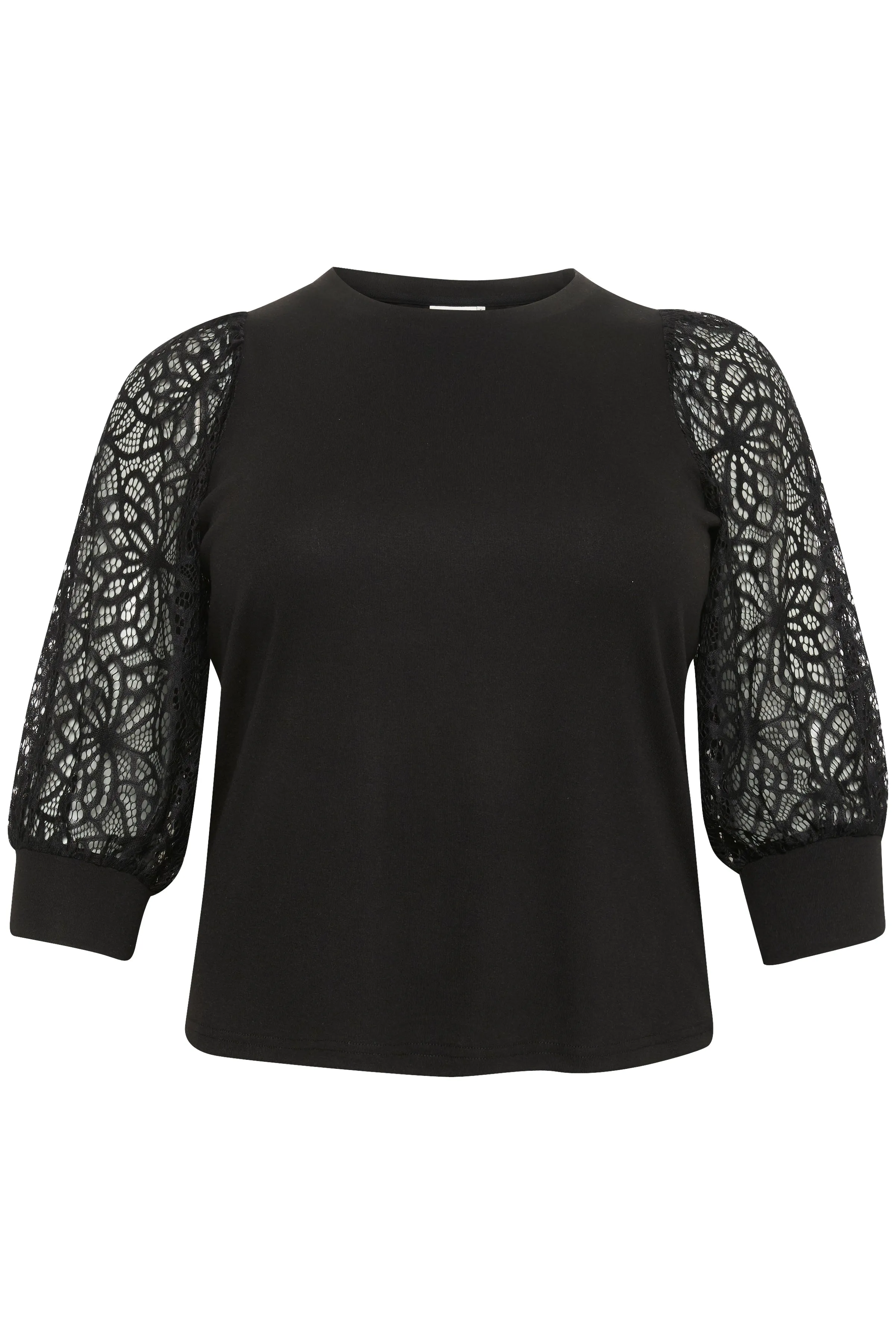 Kaffe Curve Bella Lace Top in Black