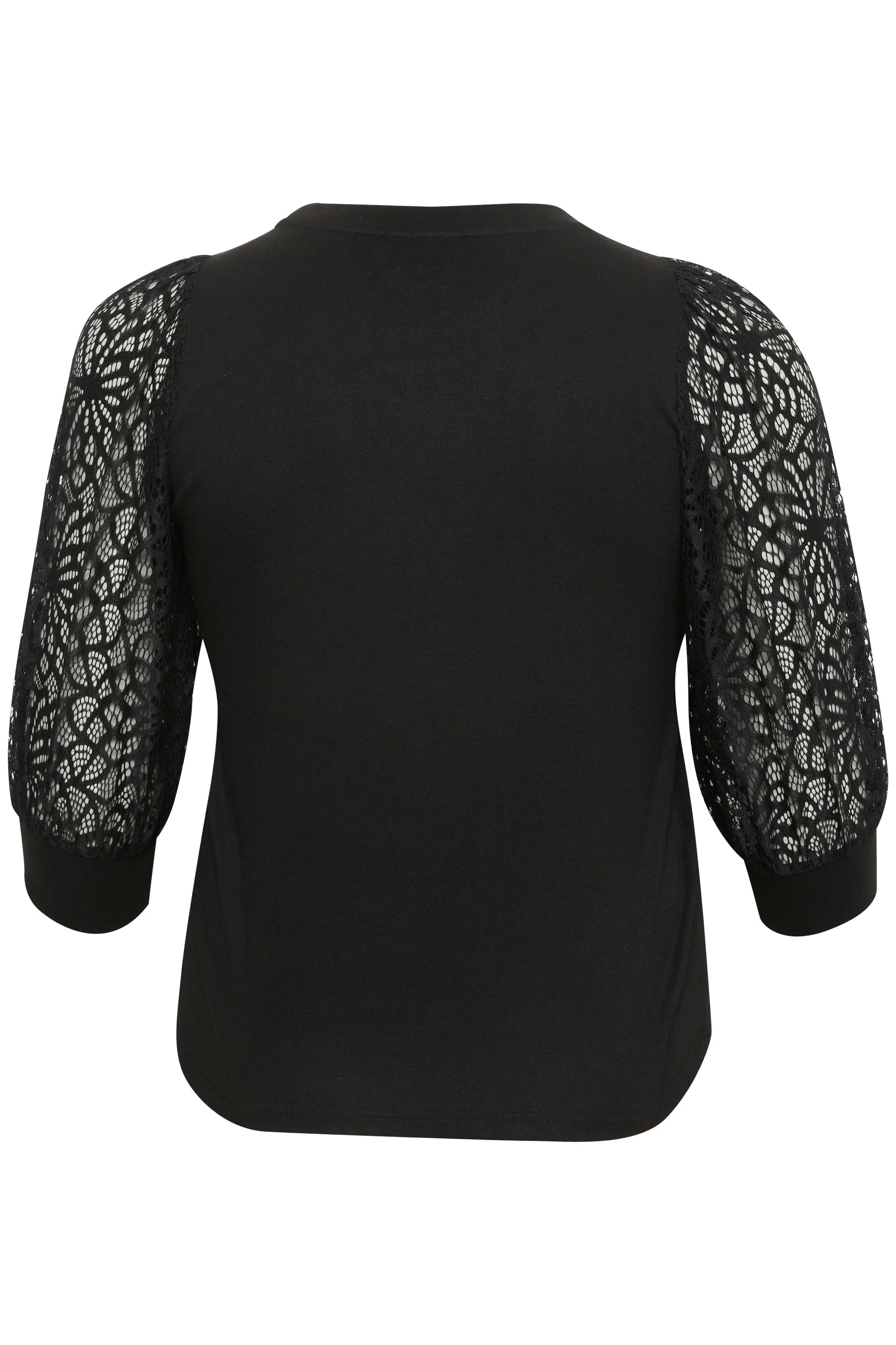 Kaffe Curve Bella Lace Top in Black