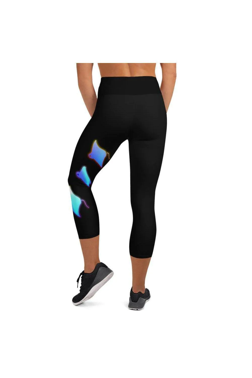 Kona Manta Rays Yoga Capri Leggings