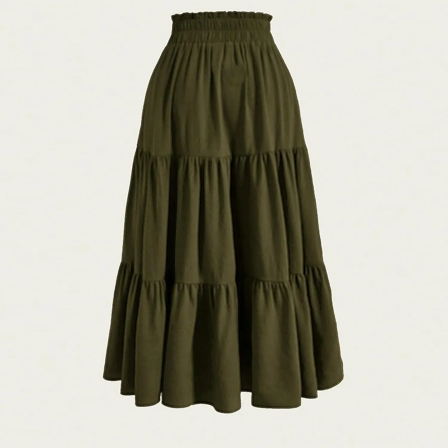 Maxi Skirt for Women 2025 Maxi Spring Flowy Boho Comfy Tiered Western Womens Midi Skirts