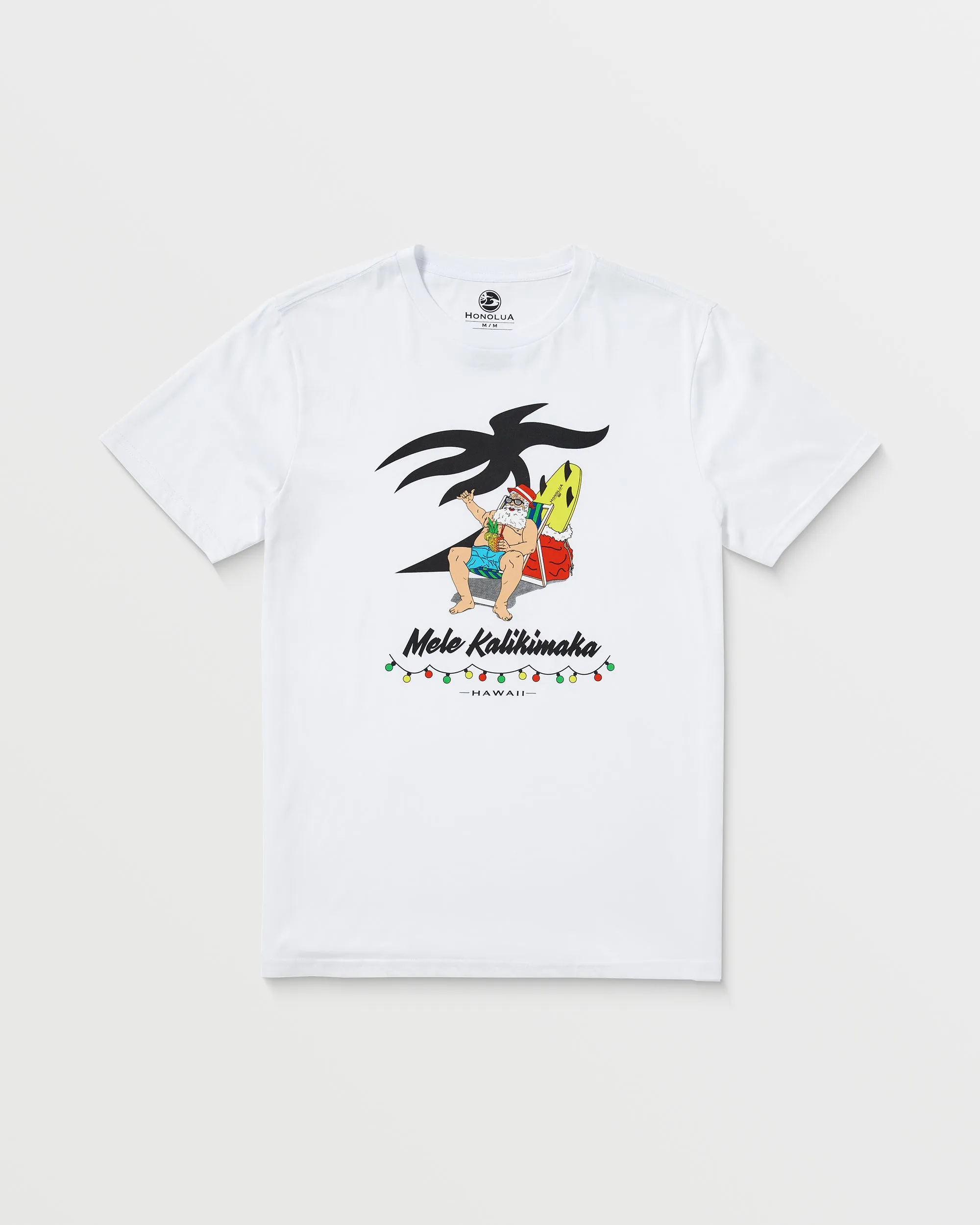 Mens Santa Relax T-Shirt - White