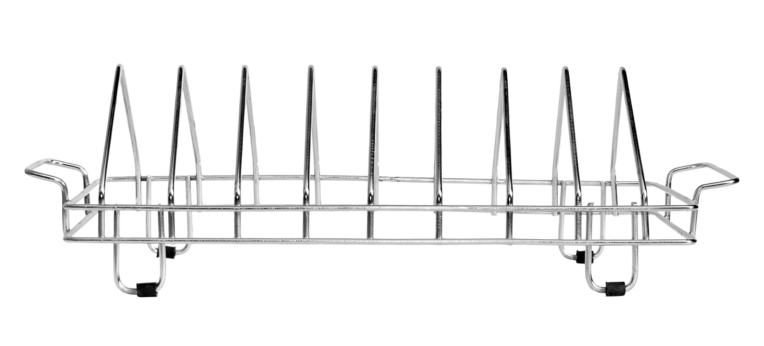 Plantex Plate Stand|Dish Stand Kitchen|Plate Rack for Kitchen|thali Organiser for Kitchen|Kitchen Plate Stand|Steel Plate Rack for Kitchen|Plate Organiser - (Chrome)