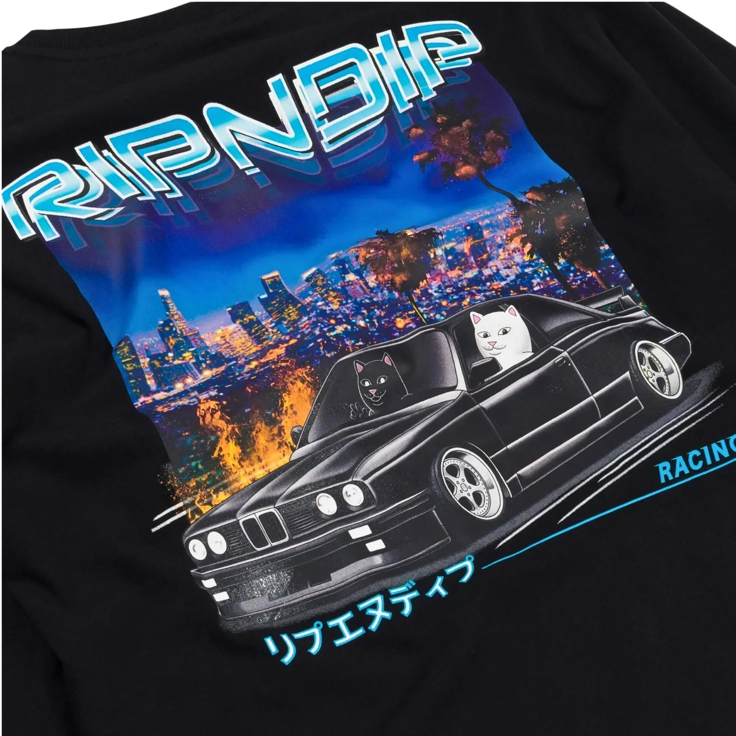 Ripndip Vroom Vroom Longsleeve T-Shirt - Black