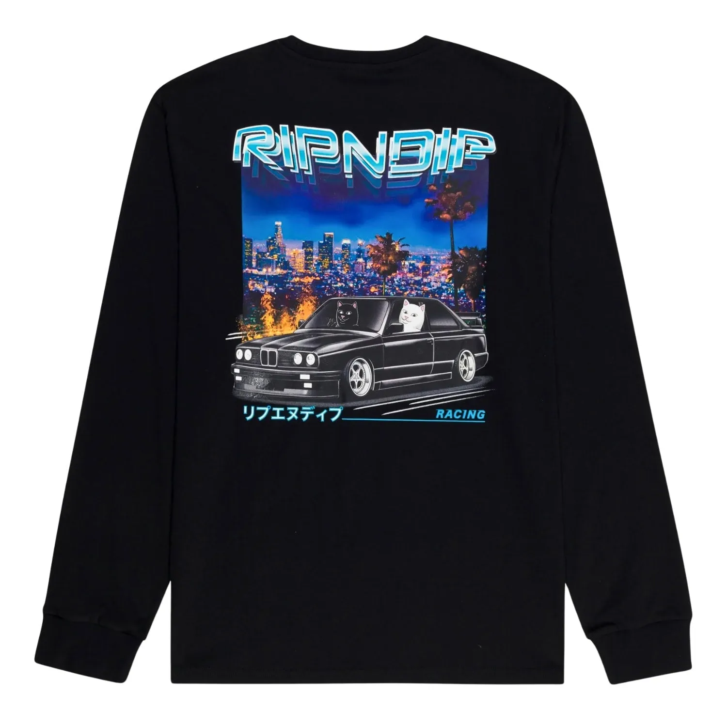 Ripndip Vroom Vroom Longsleeve T-Shirt - Black