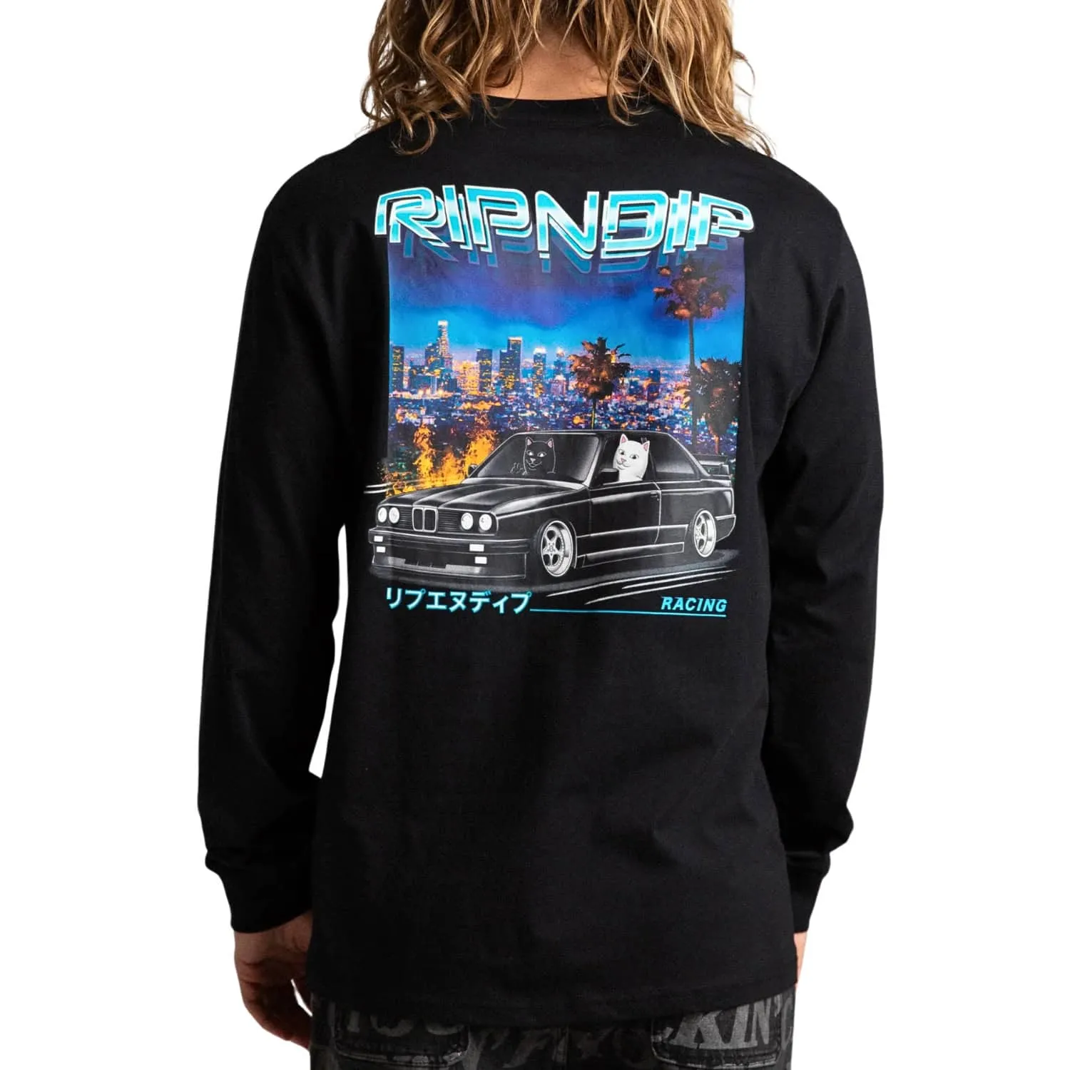 Ripndip Vroom Vroom Longsleeve T-Shirt - Black