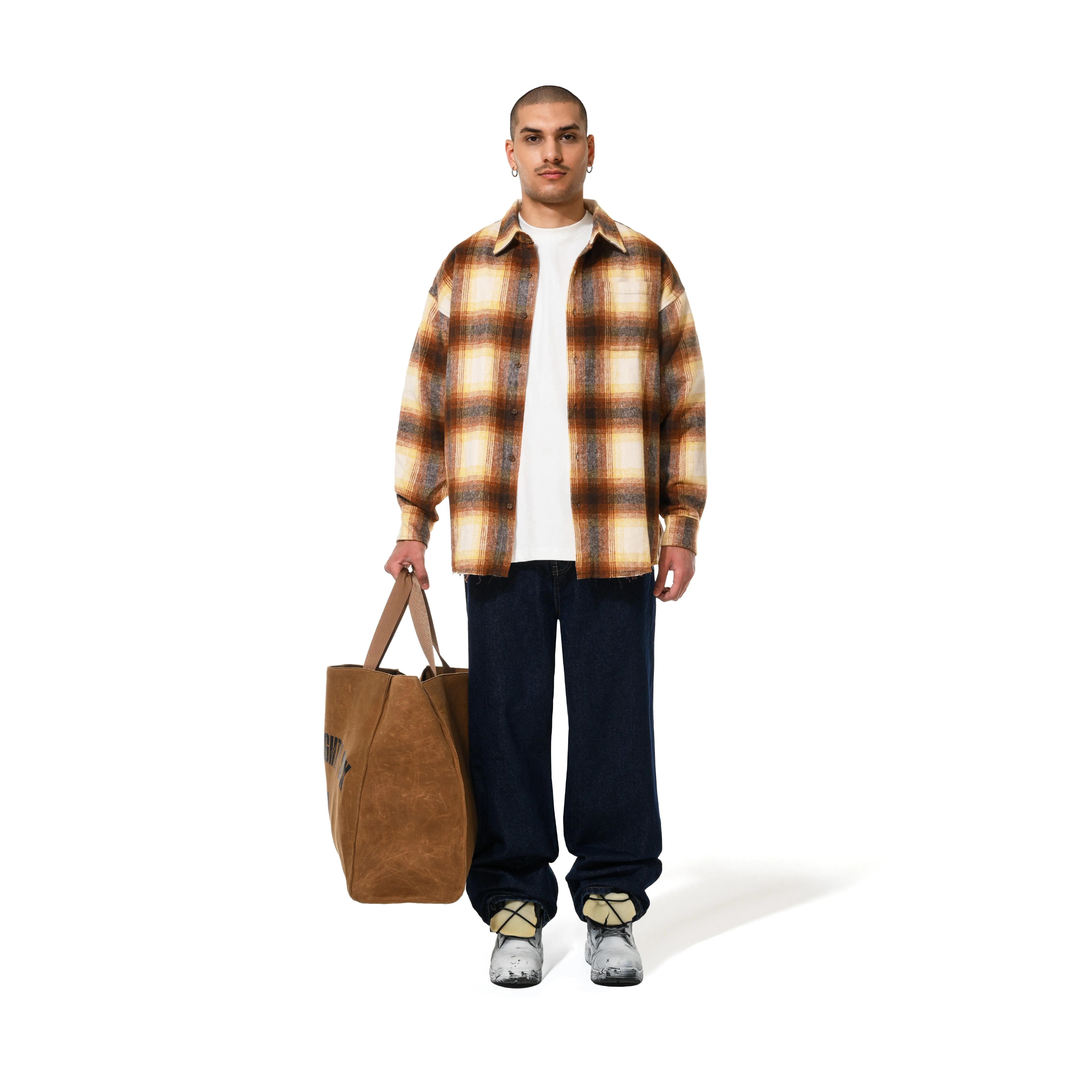 SHADOW PLAID SHIRT