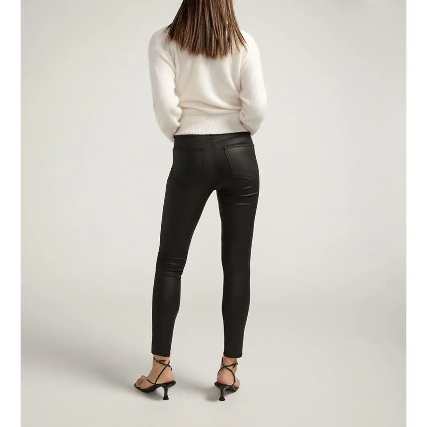 Silver Isbister Black Coated Skinny Jean